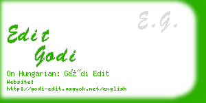 edit godi business card